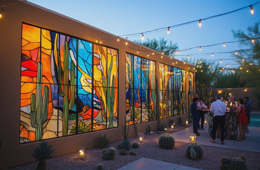 Backlit Stained Glass 4' x 4' sections